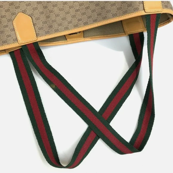 Gucci Sherry Line Handbag | Tote Vintage - Picture 5 of 11
